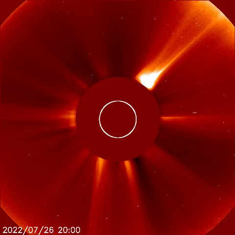 Image of solar wind