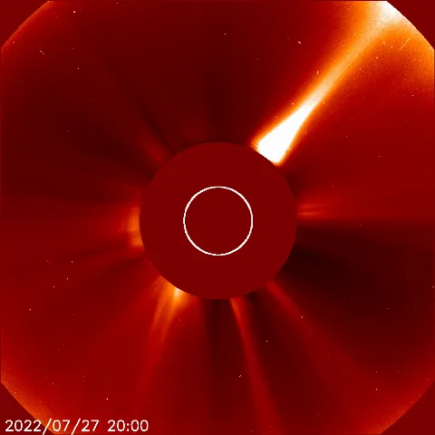 Image of solar wind