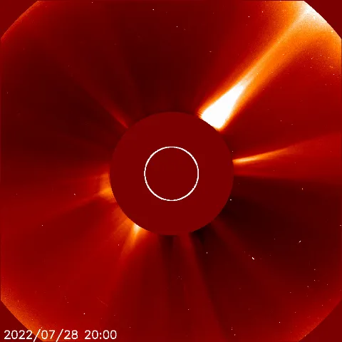 Image of solar wind