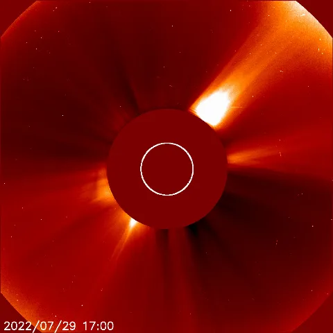 Image of solar wind