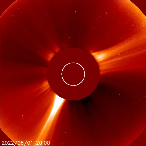 Image of solar wind