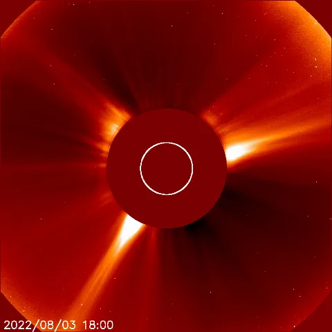 Image of solar wind