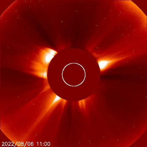 Image of solar wind