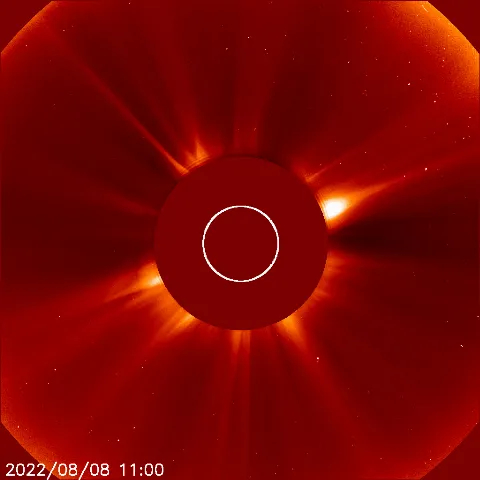 Image of solar wind