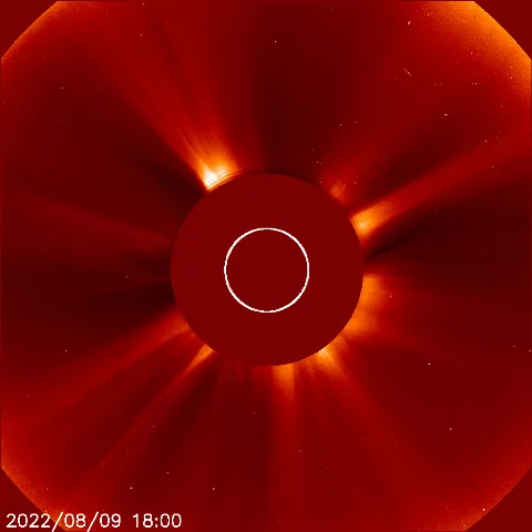 Image of solar wind