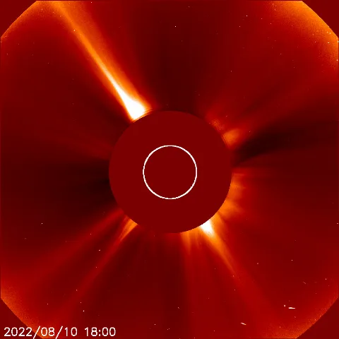 Image of solar wind