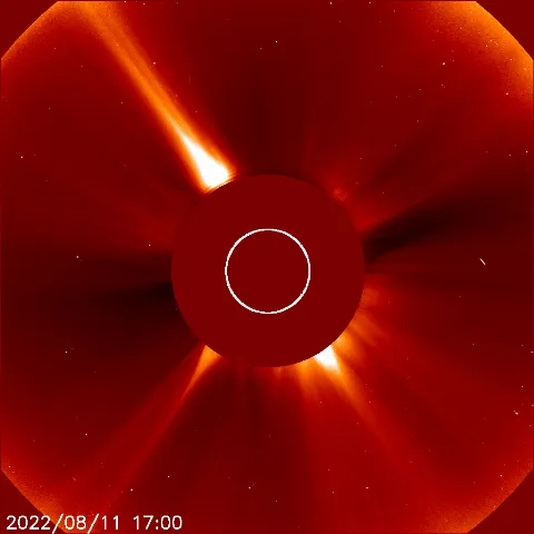 Image of solar wind