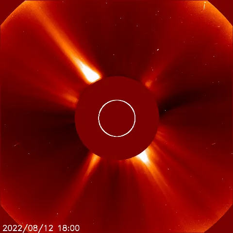 Image of solar wind