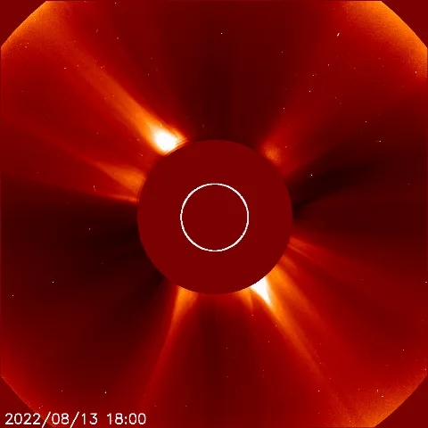 Image of solar wind