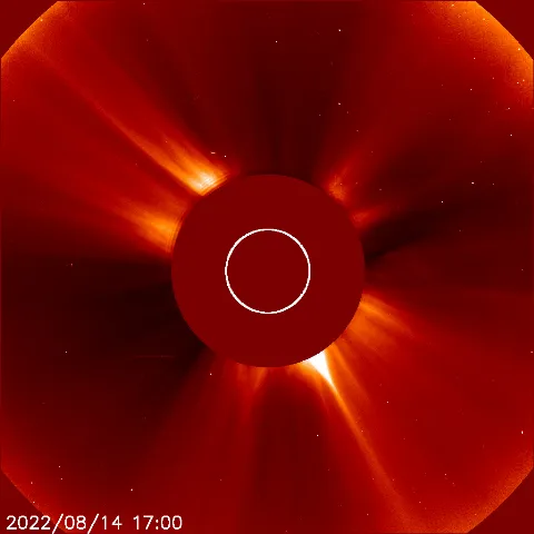 Image of solar wind