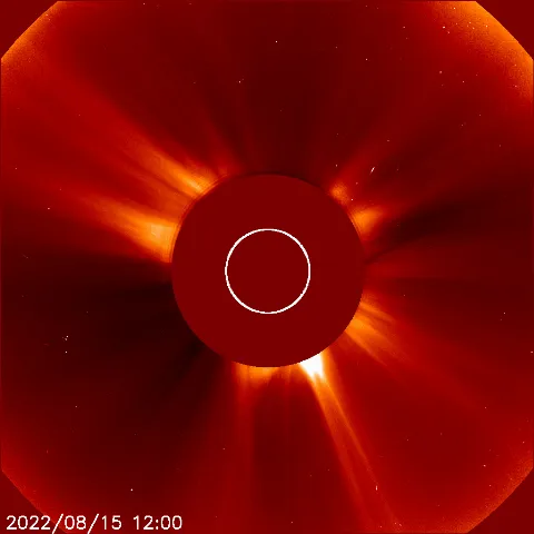 Image of solar wind