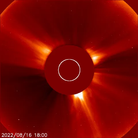 Image of solar wind