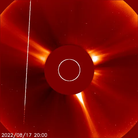 Image of solar wind