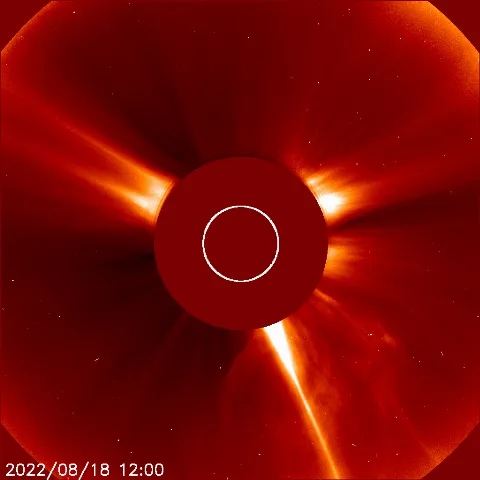 Image of solar wind