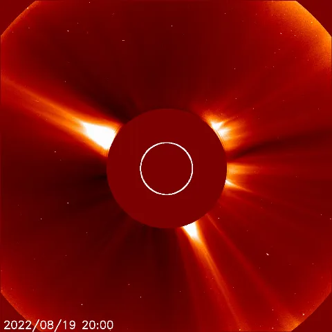 Image of solar wind