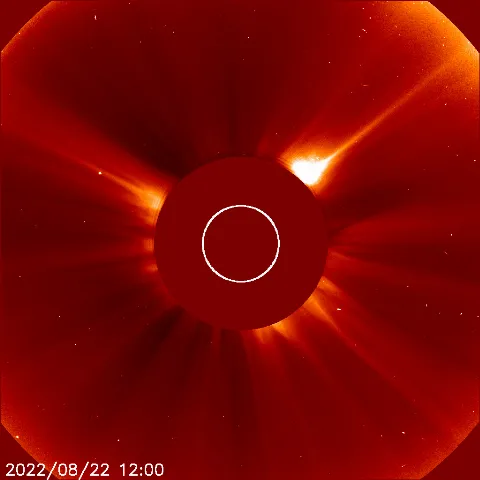 Image of solar wind