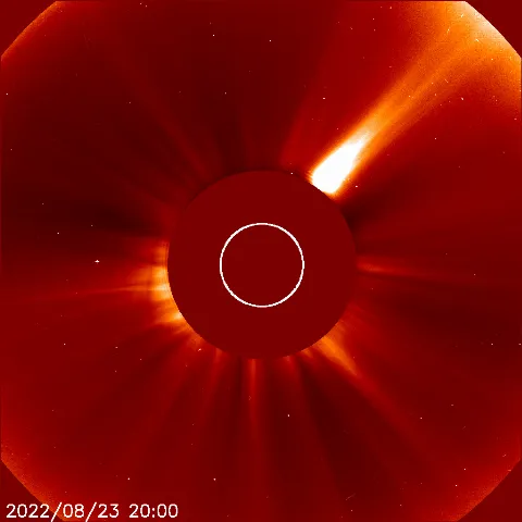 Image of solar wind