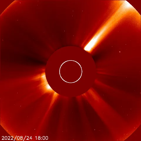 Image of solar wind