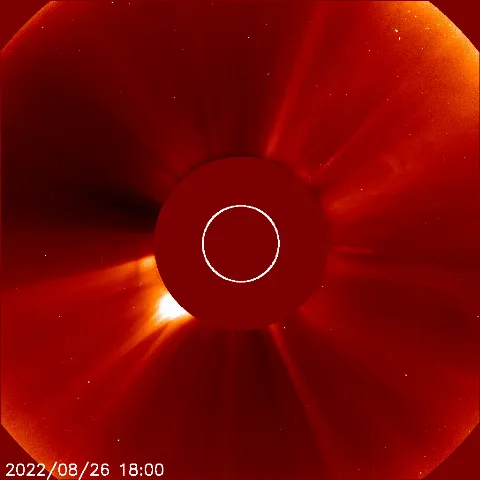 Image of solar wind