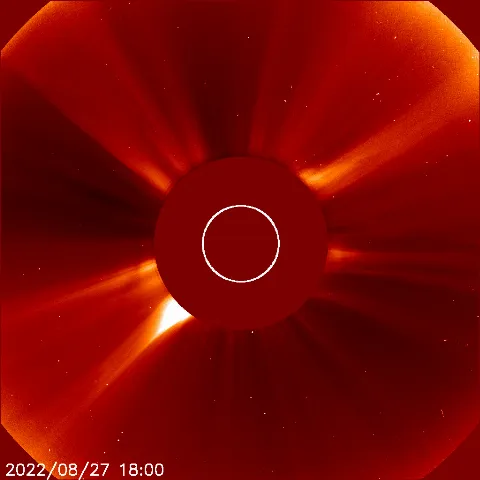 Image of solar wind