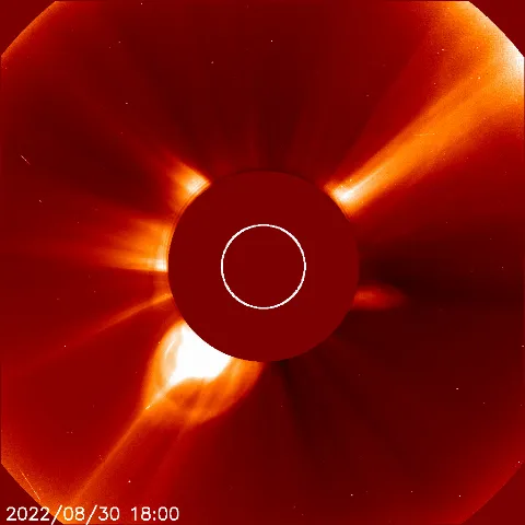 Image of solar wind