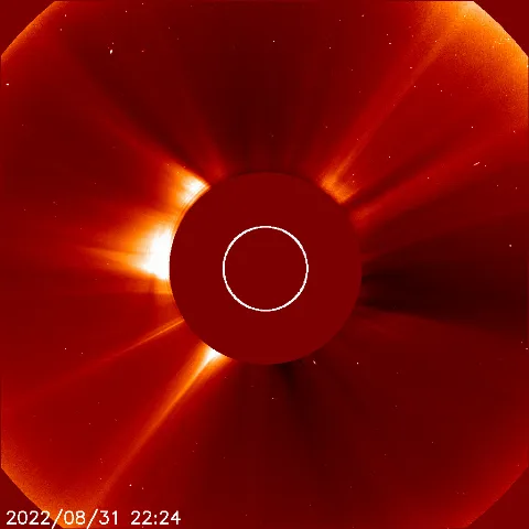 Image of solar wind