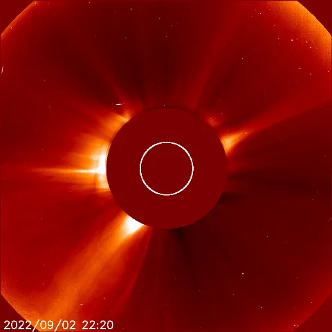 Image of solar wind