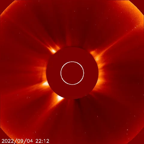 Image of solar wind