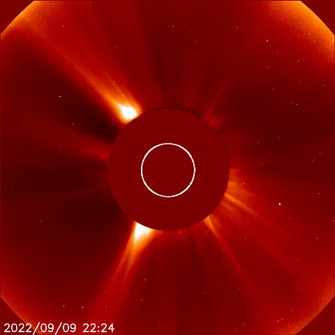 Image of solar wind