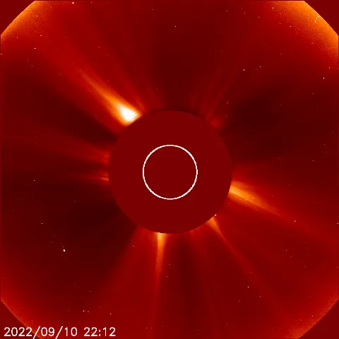 Image of solar wind