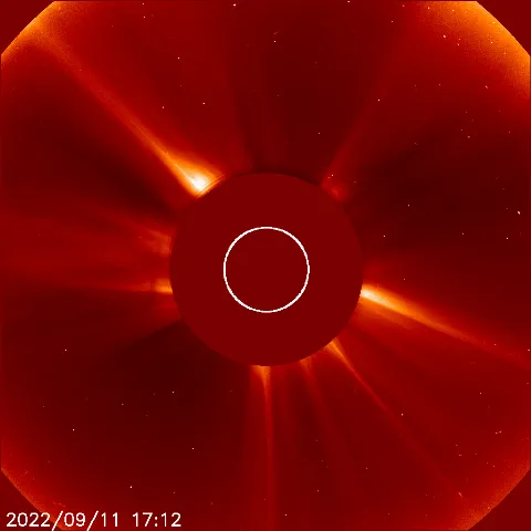 Image of solar wind