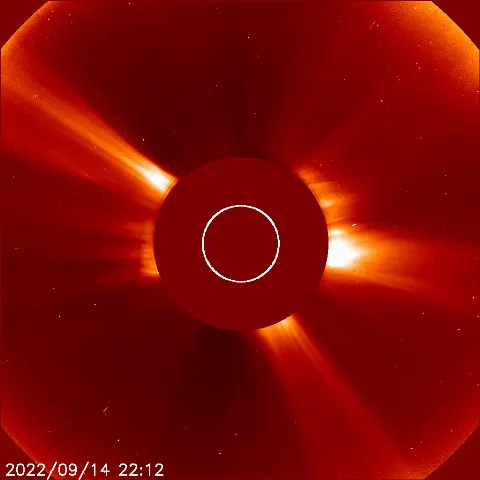 Image of solar wind