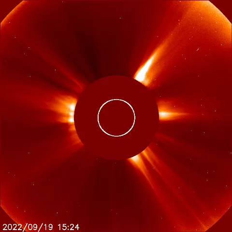 Image of solar wind