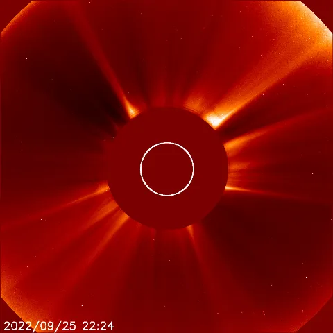 Image of solar wind