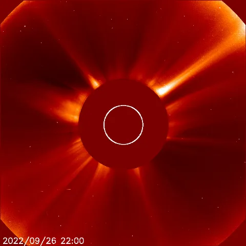 Image of solar wind