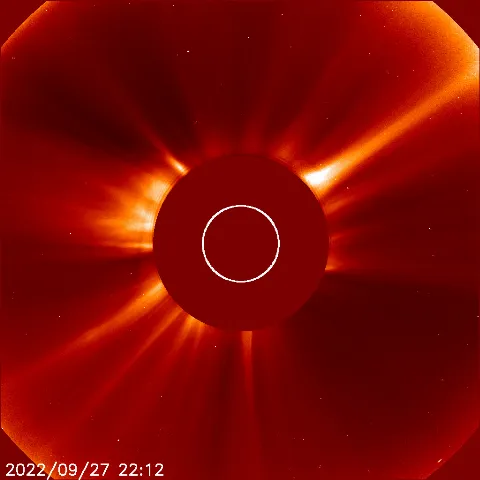 Image of solar wind