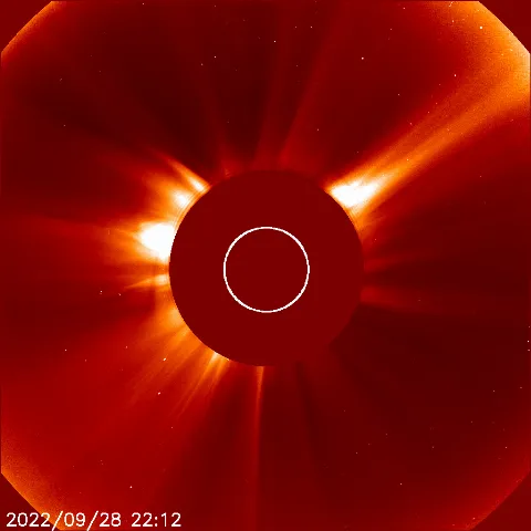 Image of solar wind