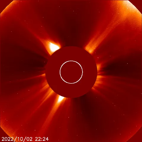 Image of solar wind