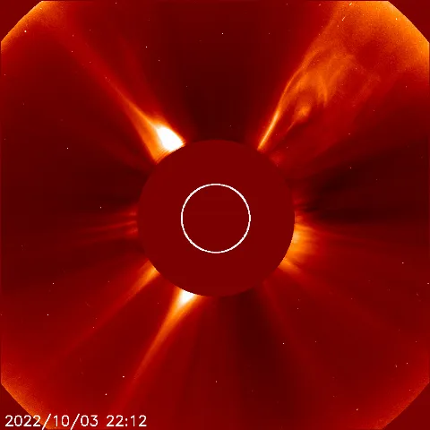 Image of solar wind