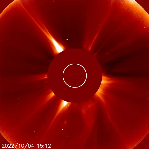 Image of solar wind