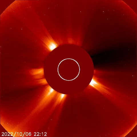 Image of solar wind