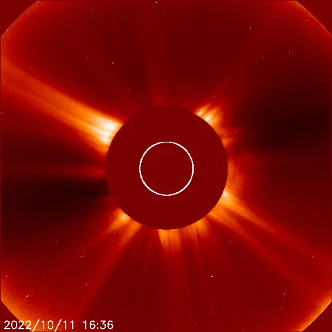 Image of solar wind