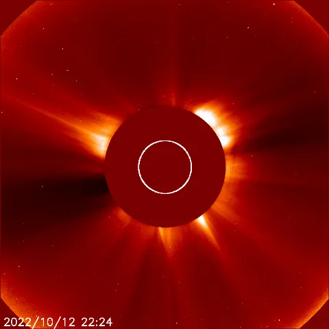 Image of solar wind