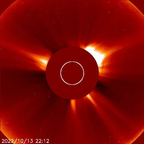 Image of solar wind