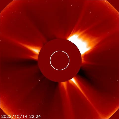 Image of solar wind