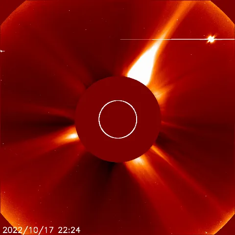 Image of solar wind