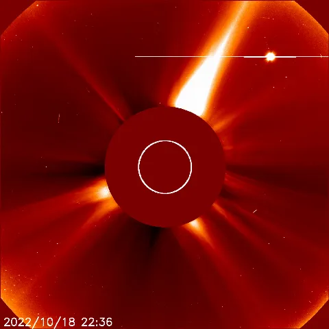 Image of solar wind