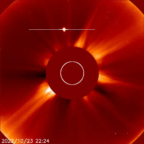 Image of solar wind