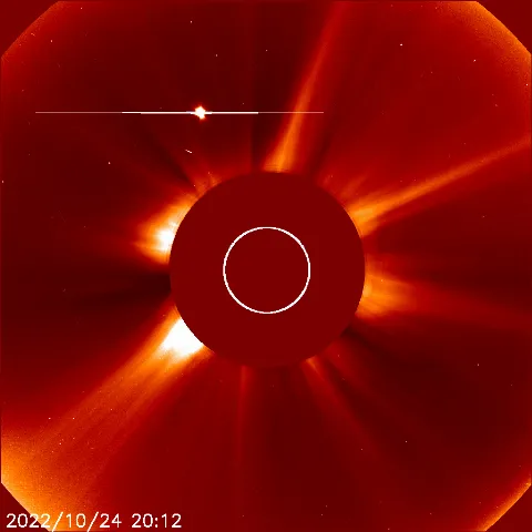 Image of solar wind