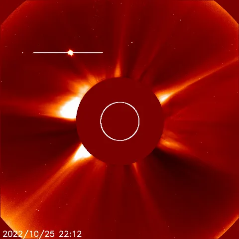 Image of solar wind